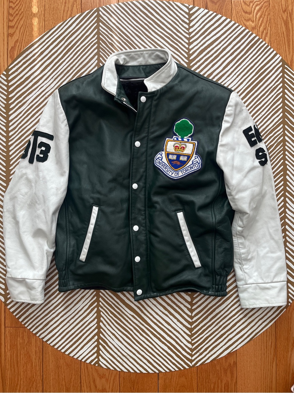 UofT Export Garments LTD Vintage ‘93 Engineering Leather Jacket with Liner (42)